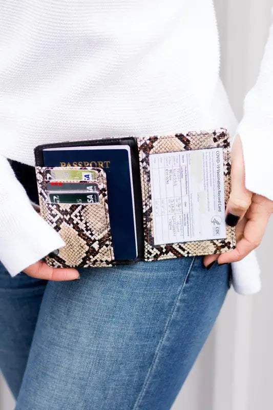 Credit Card Wallet - Passport and Vaccine  | Ember And Co