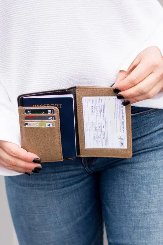 Credit Card Wallet - Passport and Vaccine  | Ember And Co