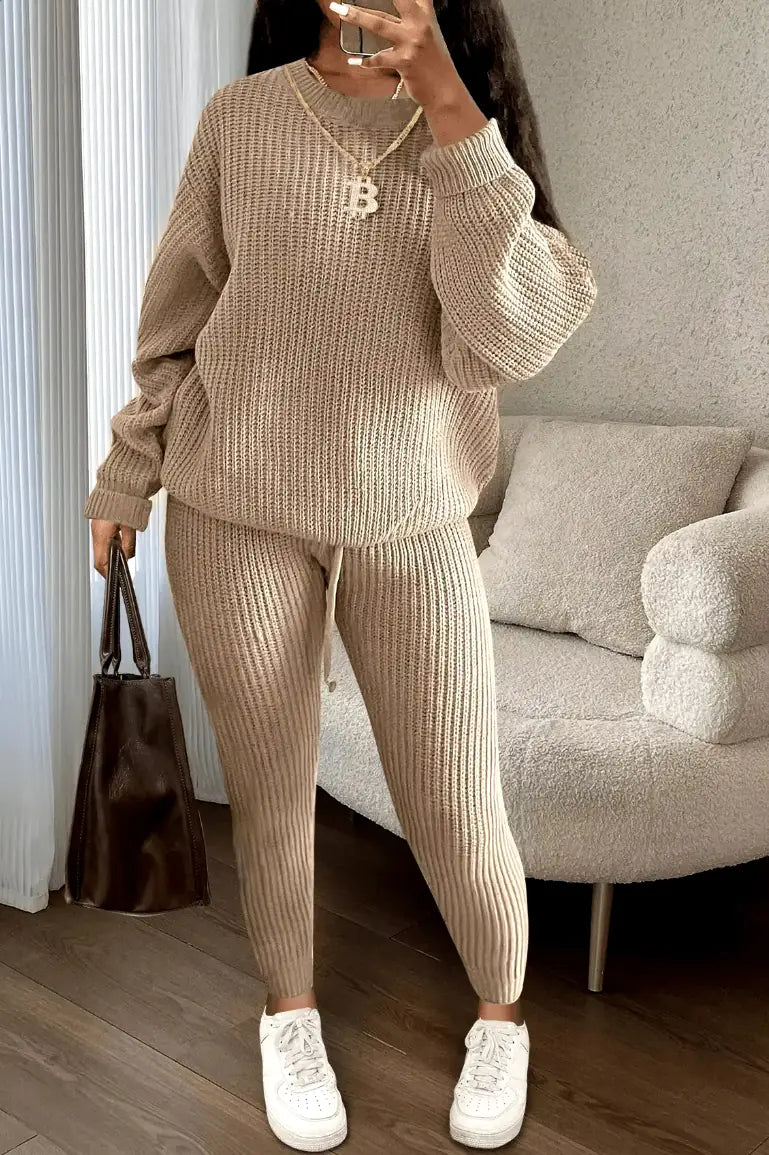 Women's Wool Trousers Suit - Stylish & Warm | Ember And Co